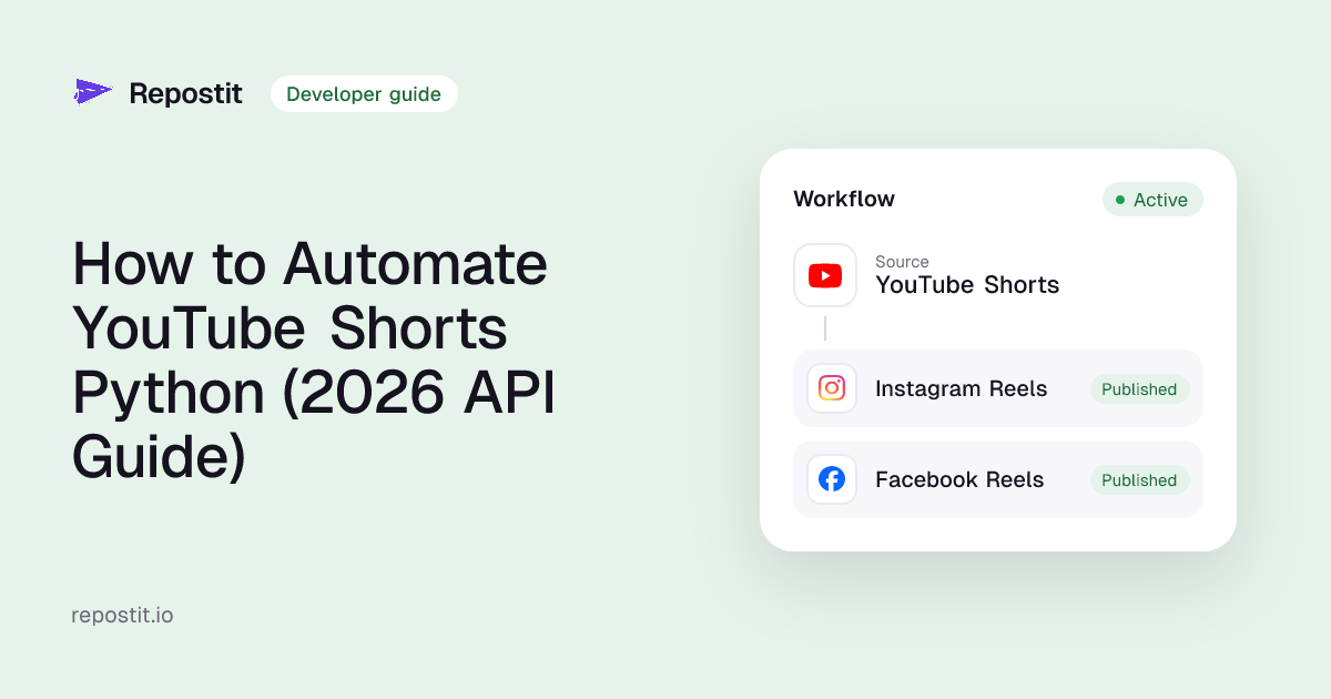 How to Automate YouTube Shorts Python  (2026 API Guide)