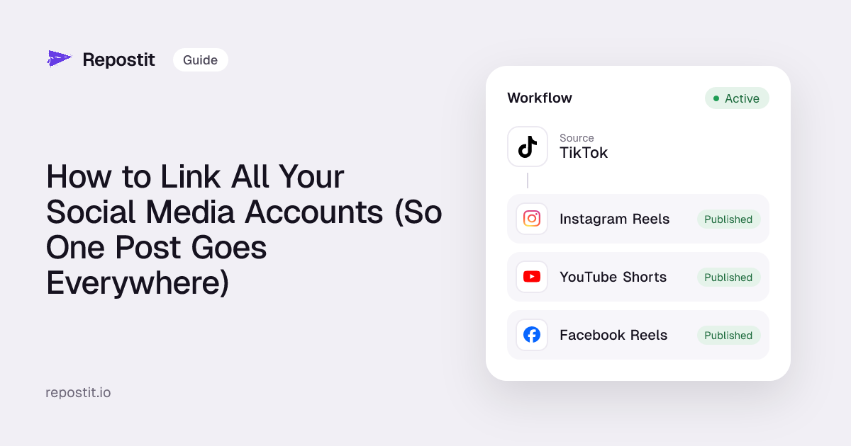 How to Link All Your Social Media Accounts (So One Post Goes Everywhere)