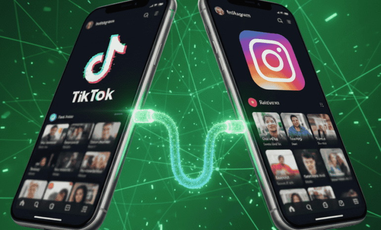 how to repost instagram reels to tiktok