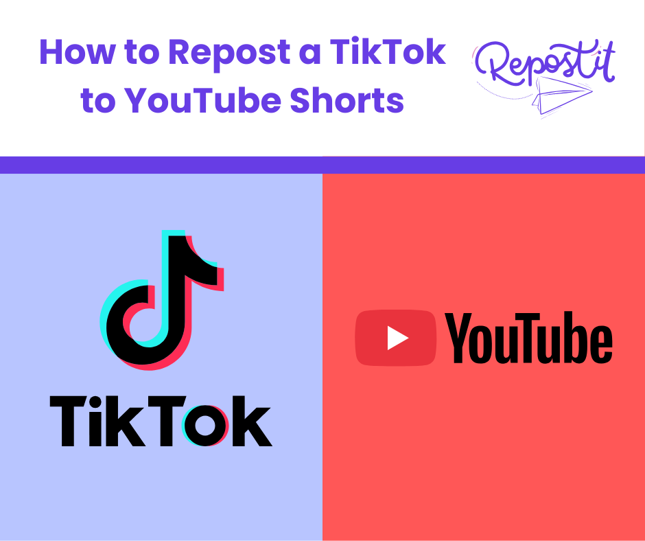 Repost a TikTok to YouTube Shorts