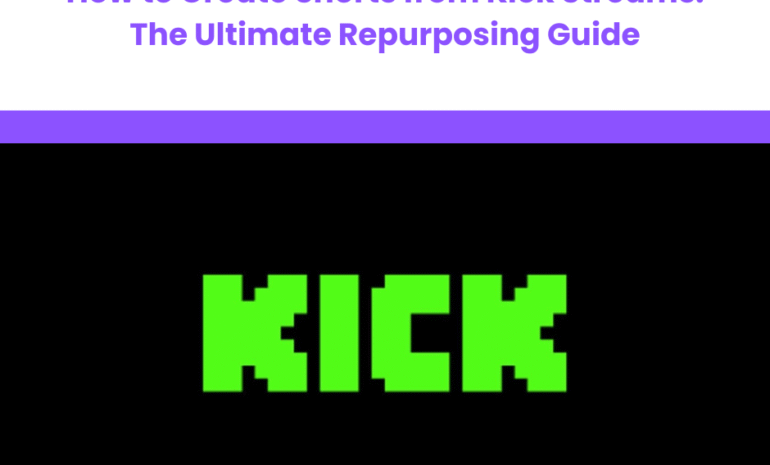 Create Shorts from Kick Streams