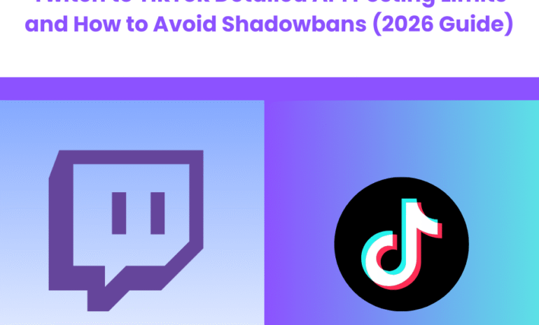 Twitch to TikTok Detailed API Posting