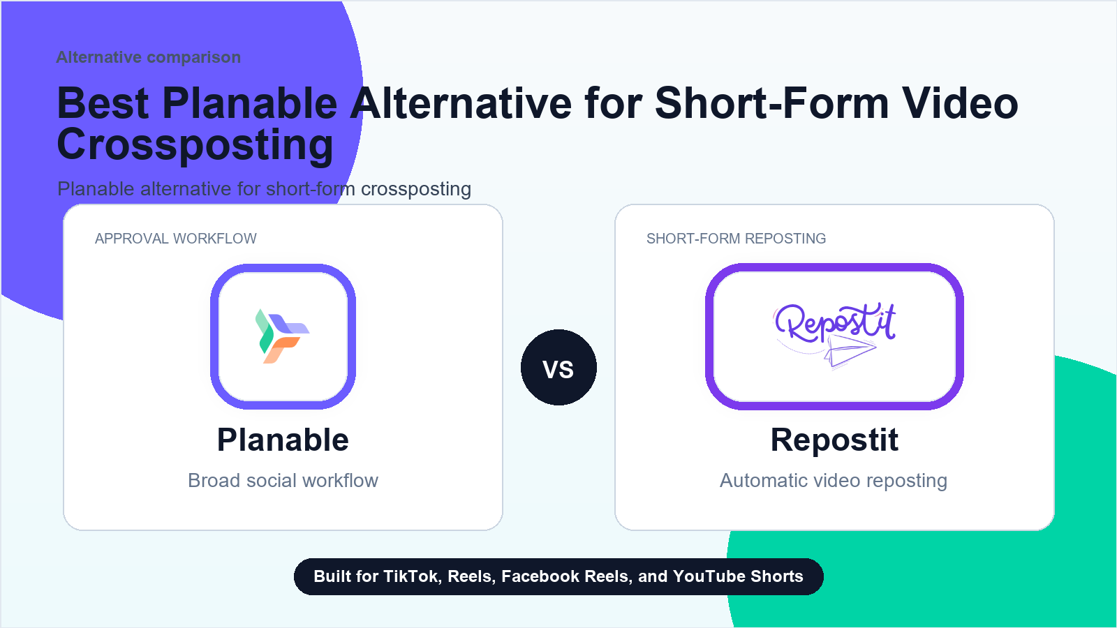 Best Planable Alternative for Short-Form Video Crossposting