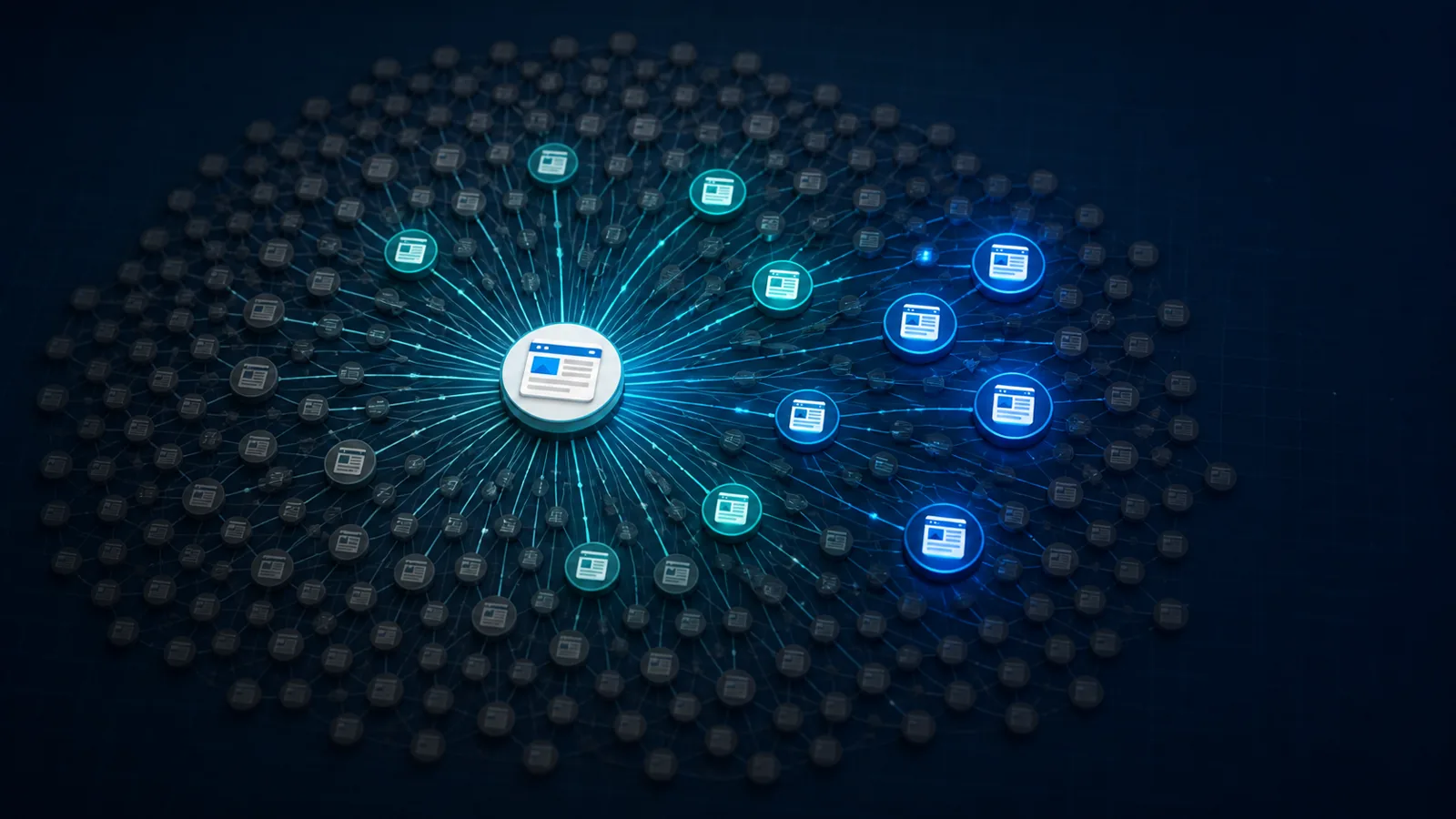 Network of 500 referring domains with a small group of qualified editorial backlink opportunities highlighted